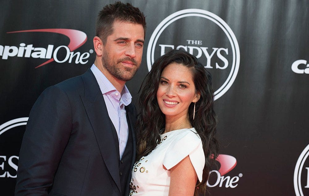 Olivia Munn Thanks Packers Fans For Supporting Aaron Rodgers | Men’s Health