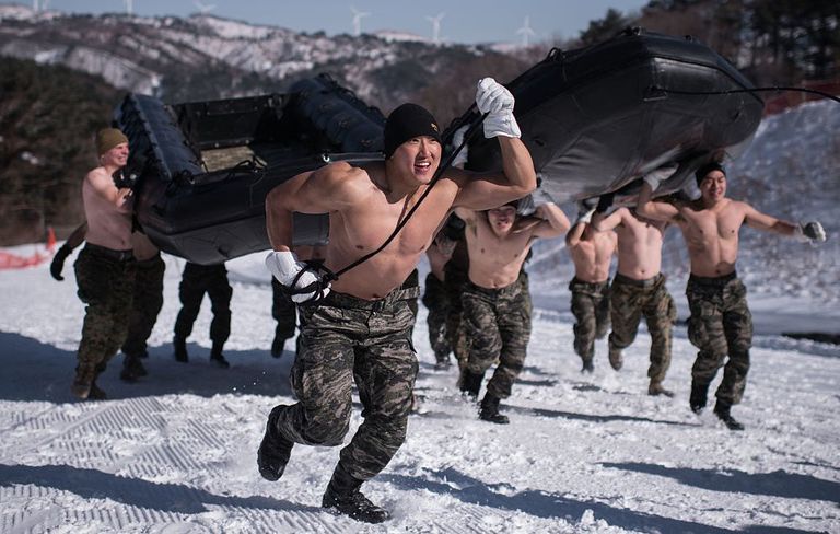 Winter War Preparation: U.S. and South Korean Soldiers 