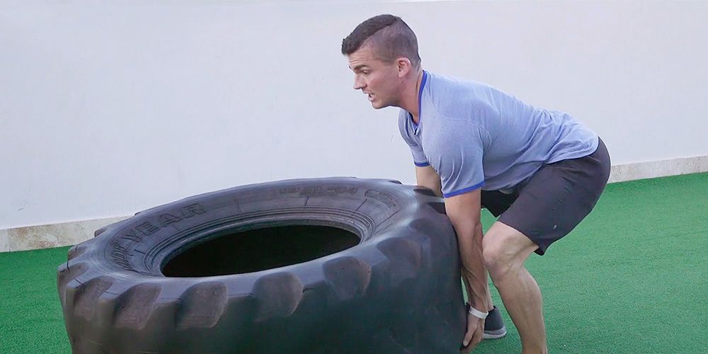 The Right Way to Flip a Tire | Men's Health