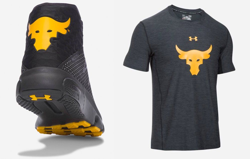 The Rock's UA x Project Rock Collection 