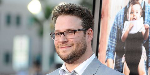 Seth Rogen attends the premiere of 'Neighbors' at Regency Village Theatre on April 28, 2014 in Westwood, California.