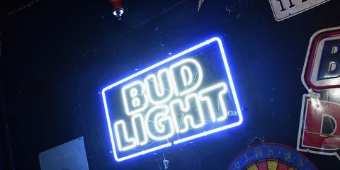 bud light sign
