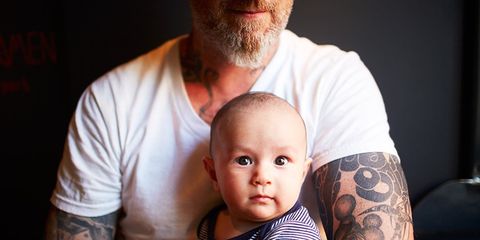 dad baby scar tattoo