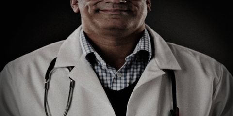 obese doctor