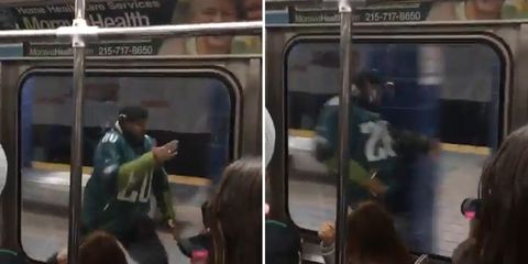 The Eagles Fan Who Ran Into a Pole Is Emotionally Great, Physically Sore
