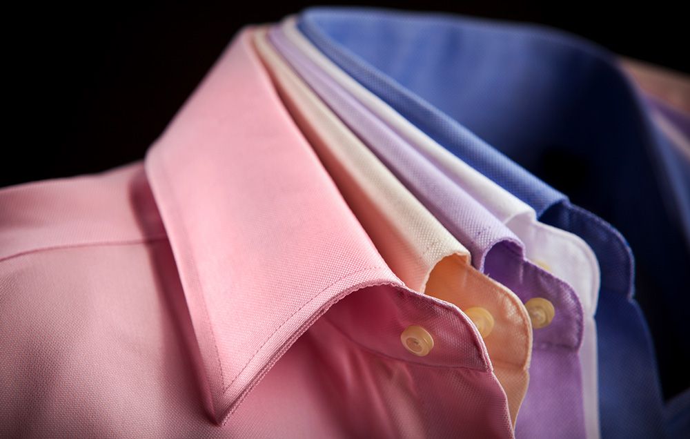 plastic things in shirt collars