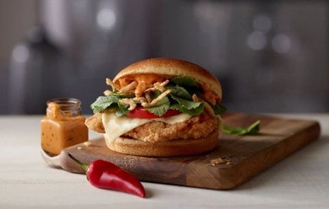McDonald's Pico Guacamole Sandwich with Artisan Grilled Chicken