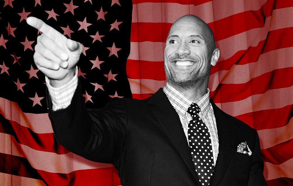 The Rock Dwayne Johnson Drops Hints About Running For President Men S Health