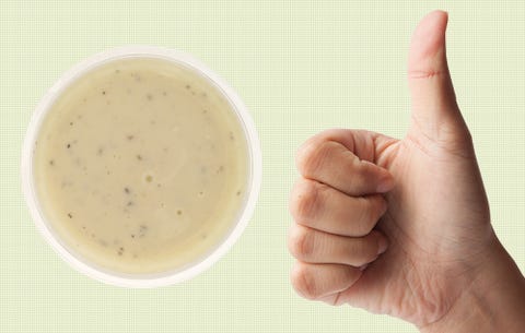 serving size of salad dressing