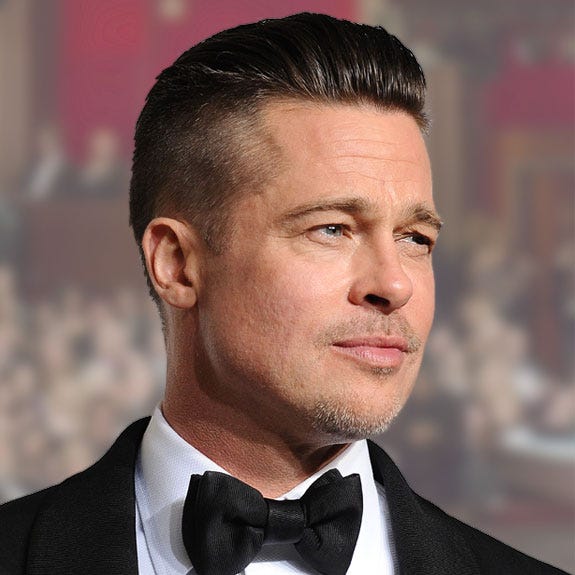 undercut hairstyle brad pitt