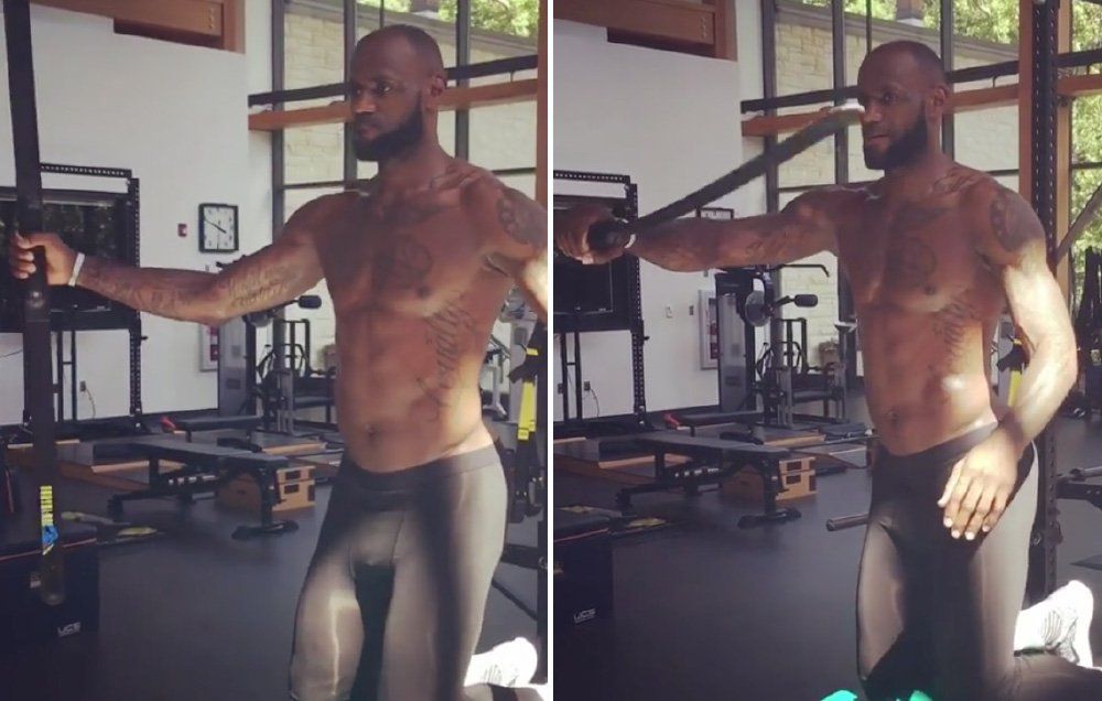 We're Not Laughing at LeBron James' Workout Equipment | Men's Health