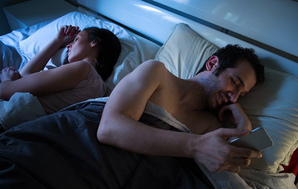 husbands sleeping cheating wife