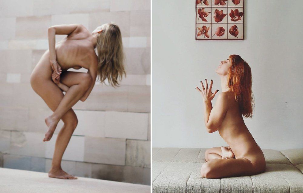 Most Beautiful Nude Women Yoga