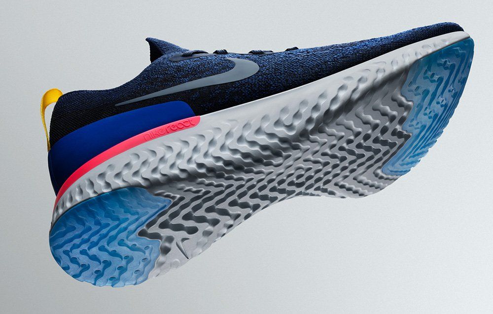 nike epic react sole wear