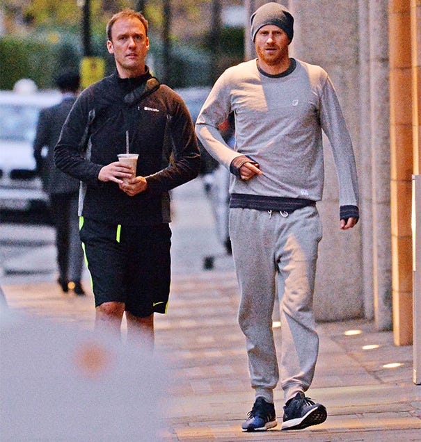 Prince Harry Wears Workout Clothes After Engagement to Meghan Markle ...