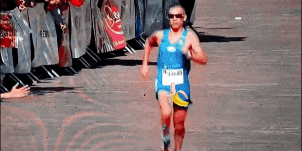 Watch This Runner Finish a Marathon With His Penis and Balls Hanging Out of...