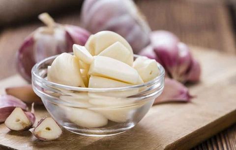 eat garlic when you're sick