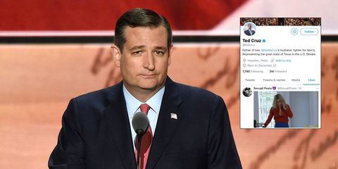 Ted Cruz tweets porn 