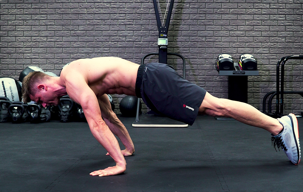 The Planche Rock To Pushup Will Carve Up Some Superhuman Abs Men S Health