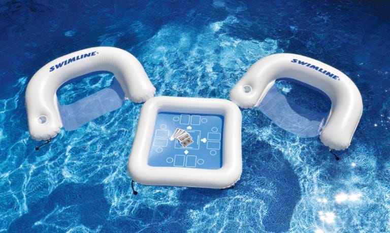 huge inflatable pool floats