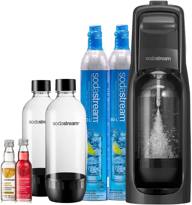 sodastream machine and water bottle accessories