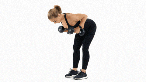 An Easy Beginner Dumbbell Workout For Women 
