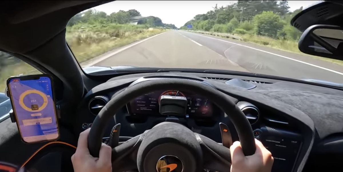 Watch a McLaren 765LT Hit 200 MPH on the Autobahn