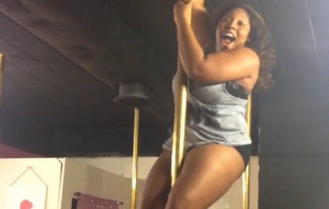 This Is What It's Like To Pole Dance For Fitness When You're Plus-Sized plus sized pole dancing