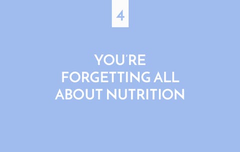 You're forgetting all about nutrition