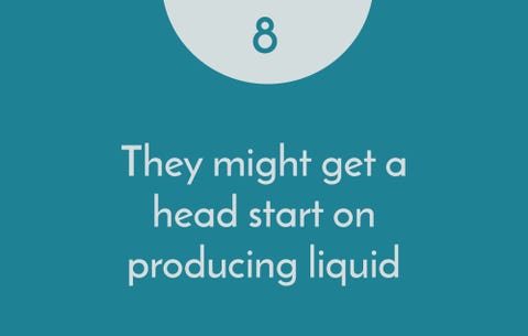 They might get a head start on producing liquid