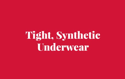 Tight synthetic underwear