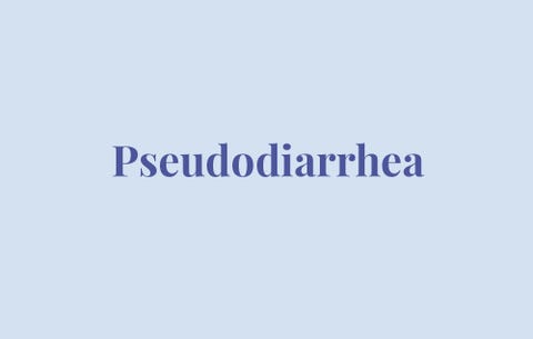 Pseudodiarrhée