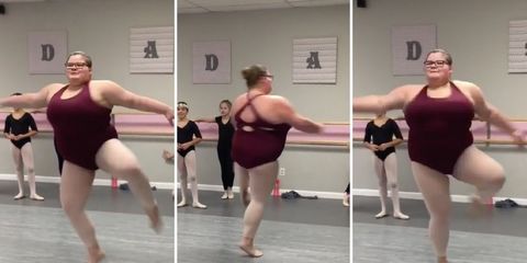 lizzy howell body positive ballerina viral video