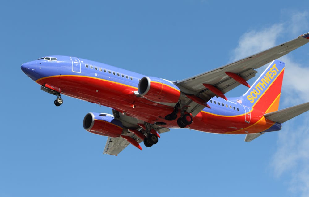 Southwest Planes Go Pink For Women's March