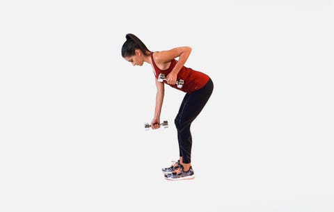 Alternating Bent-Over Row FitGIF| Women's Health