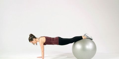 FitGIF Friday: Stability Ball Pushup | Women's Health