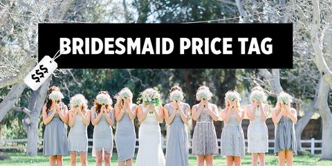 bridesmaids costs