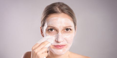 Over exfolate skin with face masks