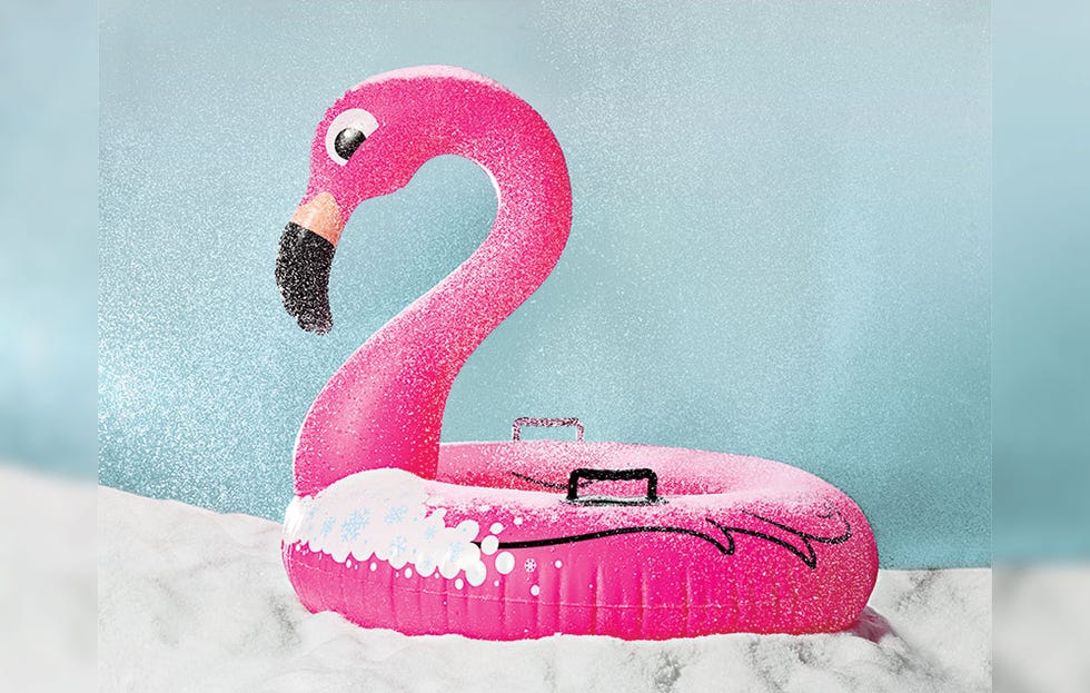 Review: Big Mouth Flamingo Snow Tube | Women's Health