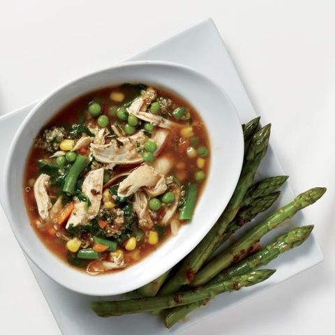 Half-Homemade Soup with Asparagus