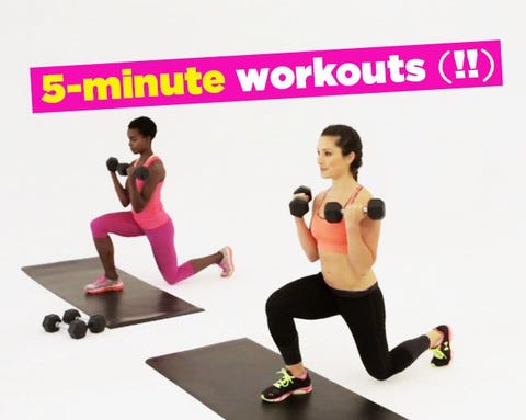 12 Workouts You Can Do in Only 5 Minutes (Yep, 5!)