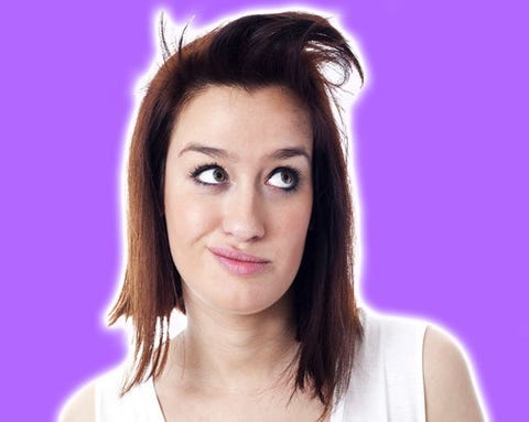 The 9 Emotional Stages Of Growing Out Your Bangs
