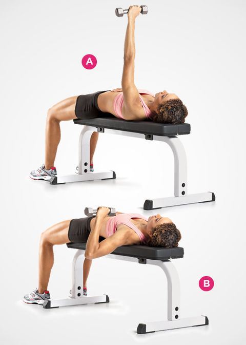 CHEST: Single-Arm Dumbbell Bench Press