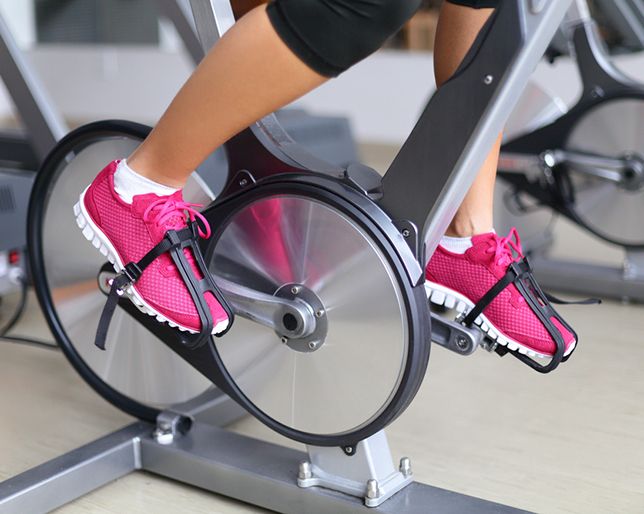 stationary bike clip in shoes