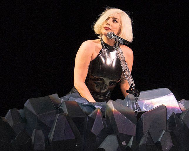 Fat lesbian beach Lady gaga oxygen boob
