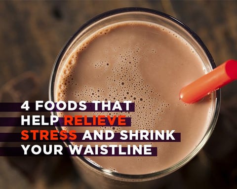 4 Foods That Help Relieve Stress and Shrink Your Waistline