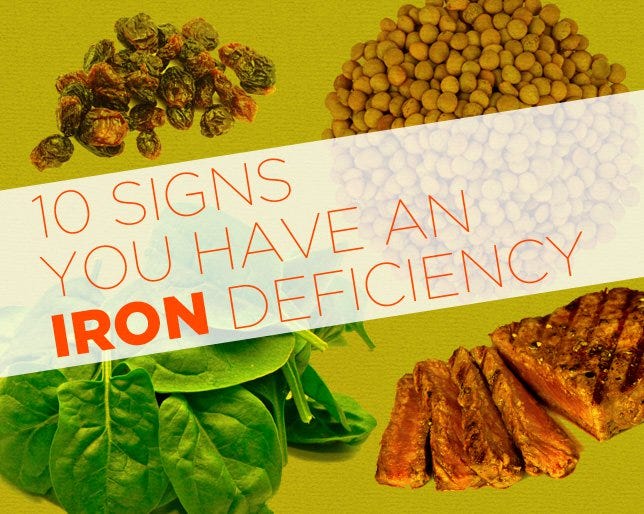 Signs You Have An Iron Deficiency