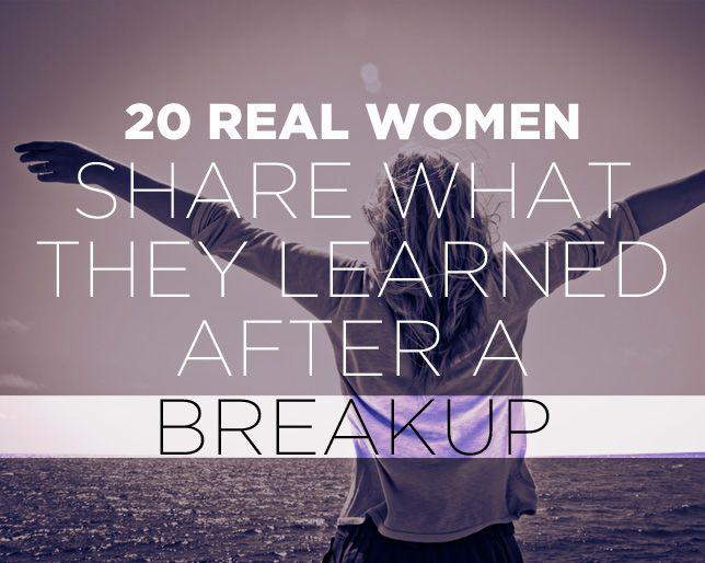 Women break up