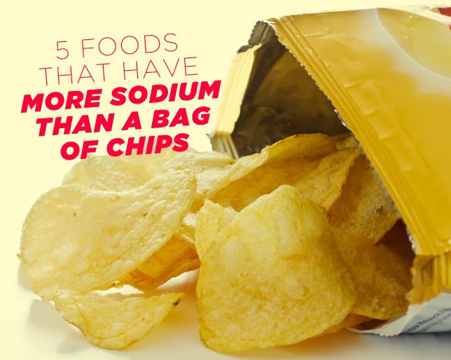 5 Foods With More Sodium Than A Bag Of Chips