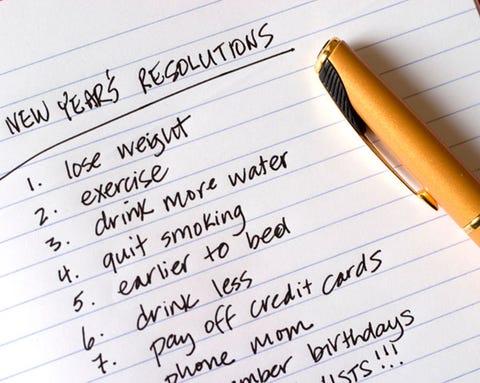 New years resolution statistics